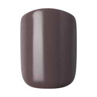 Thumbnail for imPRESS imPRESS KISS No Glue Mani Press On Nails, Design, 'Flawless', Gray, Short Size, Squoval Shape, Includes 30 Nails, Prep Pad, Instructions Sheet, 1 Manicure Stick, 1 Mini File