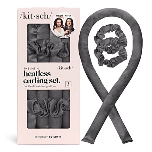 Kitsch Kitsch Satin Heatless Curling Set - Hair Rollers for Heatless Curls