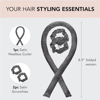 Thumbnail for Kitsch Kitsch Satin Heatless Curling Set - Hair Rollers for Heatless Curls