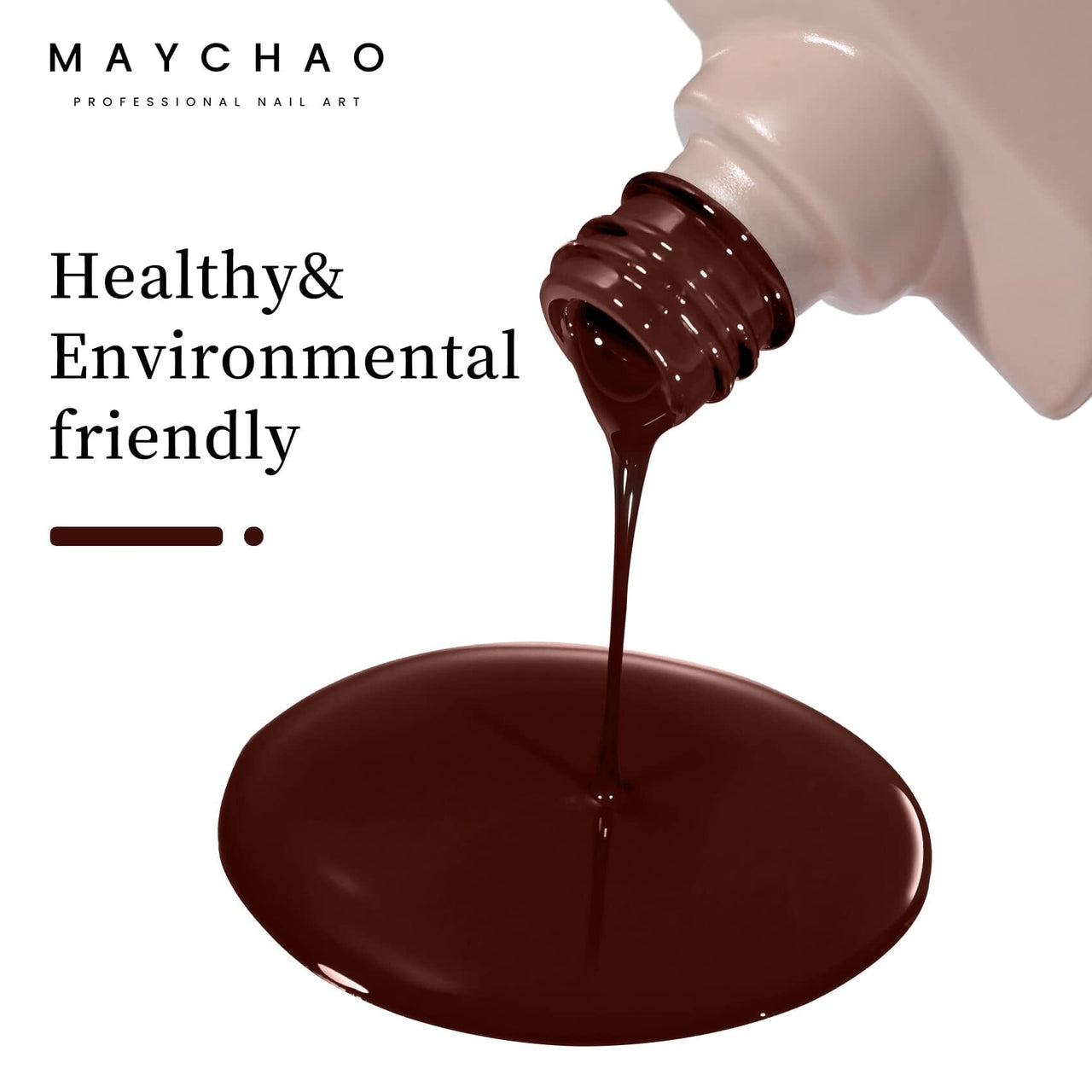 MAYCHAO MAYCHAO | Deep Cherry Red | Gel Nail Polish