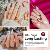 Thumbnail for MEFA MEFA -20 Colors Gel Nail Polish Kit | Glossy Matte Top Base + Coat