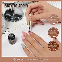 Thumbnail for MEFA Nude-Pink Collection | 20 Colours | MEFA |  23 Pcs Gel Nail Polish Kit