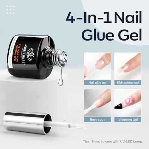 modelones False Nails Nail Kit inc. UV Lamp Modelones Gel X Nail Kit