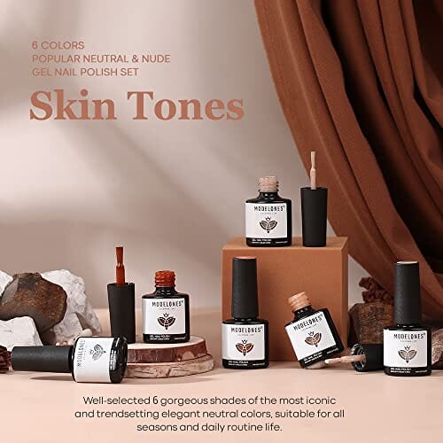 modelones Modelones Gel Nail Polish Set | Going Nude