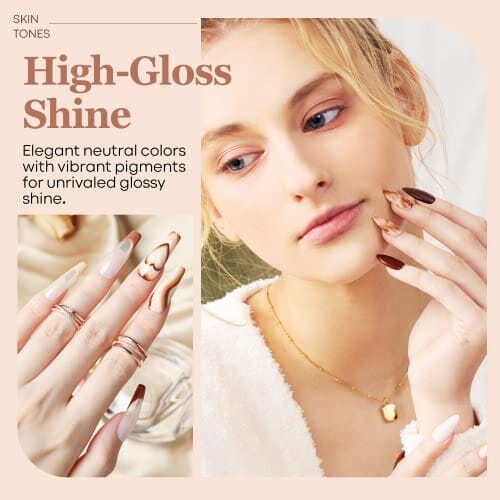 modelones Modelones Gel Nail Polish Set | Going Nude