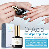 Thumbnail for modelones modelones Gel Nail Polish Top Coat- 15ml No Wipe, High Gloss Shiny Long Lasting Top Gel for Clear Nail Gel and Acrylic Nails, for Home DIY and Nail Salon