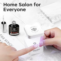 Thumbnail for modelones Modelones Nail Tips and Glue Gel Kit | 500Pcs Half Matte | Medium Coffin
