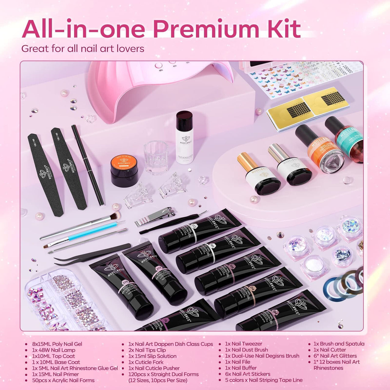 Modelones Modelones Polygel | Super Kit