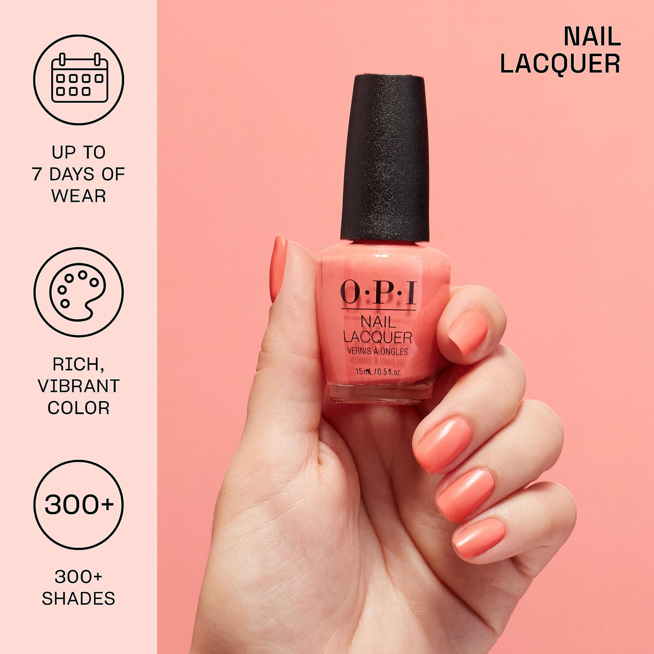 OPI OPI Nail Lacquer, Funny Bunny, White Nail Polish, 0.5 fl oz