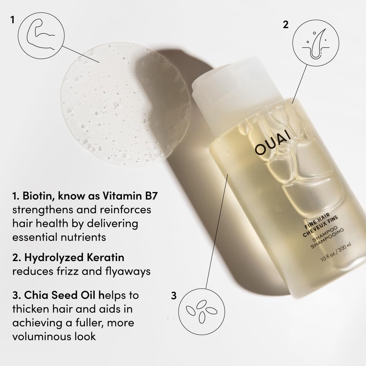 OUAI Beauty OUAI Fine Shampoo + Conditioner Set