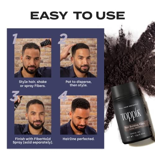 TOPPIK Toppik Hair Building Fibers, Dark Brown Hair Fibers