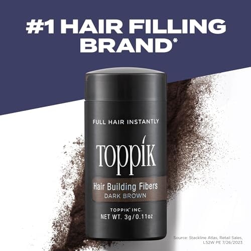 TOPPIK Toppik Hair Building Fibers, Dark Brown Hair Fibers