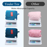 Thumbnail for YoulerTex YoulerTex Microfiber Hair Towel x2